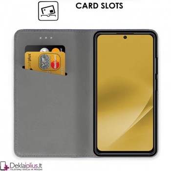 Telone atverčiamas dėklas - juodas (telefonams Xiaomi 12 Lite) Telone atverčiamas dėklas - juodas (telefonams Xiaomi 12 Lite)